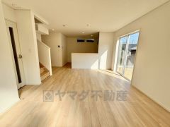 キッチンから会話が弾みそうなダイニングです。お友達や親せきをお招きするのも楽しみになりますね＾＾