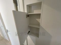 トイレにある収納です。