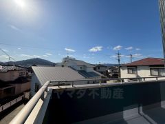 バルコニーからの眺望。