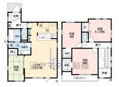 3号棟：4LDK　2WIC
