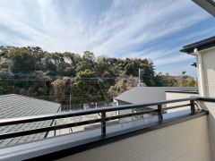 バルコニーからの眺望。