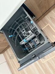 炊事時間を大幅に短縮できる食器洗浄乾燥機付き＾＾食器を洗う手間が減るので家族とのコミュニケーションの時間や自分の時間が増えますね。