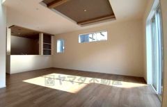 広々20帖以上のLDK　折上天井やポップアップ天井が空間の広がりやメリハリを演出します