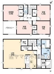 4SLDKにパントリー