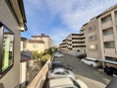 バルコニーからの眺望です。