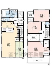 3LDK・タタミコーナー・テレワークスペース・2WIC