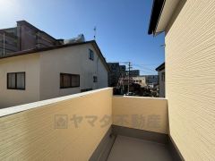 バルコニーからの眺望。