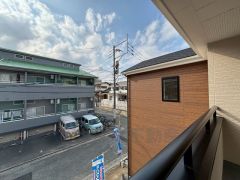 バルコニーからの眺望。