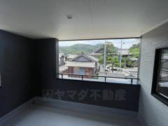 バルコニーからの眺望です。