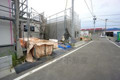 カースペースは2台分。