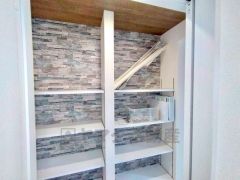 たっぷり収納できるシューズボックス付きなので、家族全員の靴がきれいに整頓できます。