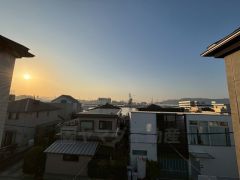 バルコニーからの眺望。