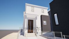 外観完成予想図。