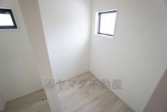 洗面室にあると嬉しいリネン庫付きです。リネン類の収納だけでなく、シャンプーや洗剤等予備品の収納にも活躍してくれます＾＾