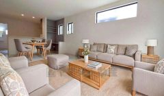 （家具はCGによるイメージとなります） キッチンから会話が弾みそうなダイニングです。お友達や親せきをお招きするのも楽しみになりますね＾＾