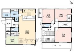 3LDK＾＾LDKは吹き抜け構造で一日中明るい空間です。
