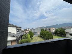 バルコニーからの眺望です。