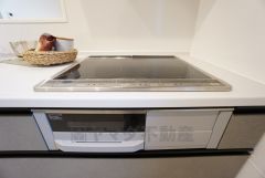 3口コンロなので、効率よく調理ができます。毎日のお料理が楽しくなりますね。