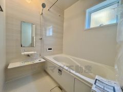 1日の疲れを癒すくつろぎのバスルーム。