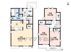 オールフローリング。全居室収納付き。南向きのバルコニー＾＾