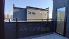 2階バルコニーからの眺望です。