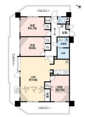 2025年4月内装全面リフォーム済み＾＾ LDK約16帖＆全居室ゆったり6帖以上＾＾ 角部屋・3面バルコニー＾＾