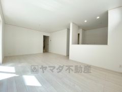 キッチンから会話が弾みそうなダイニングです。お友達や親せきをお招きするのも楽しみになりますね＾＾