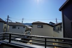 バルコニーからの眺望です。
