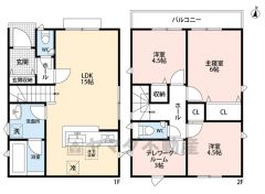 オールフローリング3LDK＾＾テレワークルーム付き＾＾
