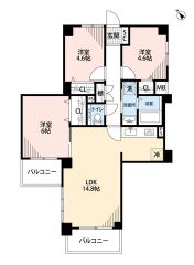 3LDK・ペット可。