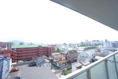 バルコニーからの眺望です。