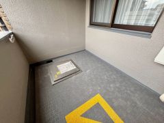 陽当たりの良いバルコニーです。