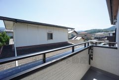 バルコニーからの眺望。