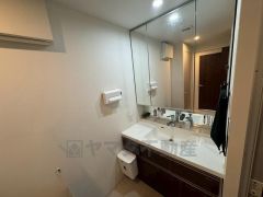 広々洗面スペースで毎日の身支度がスムーズ