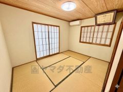 押し入れ付きで収納充実　ゆったり使える7.24帖の和室（CGによるイメージとなります。）