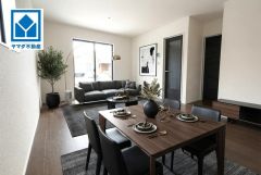 家具はイメージです。 将来にわたって住みやすくプランニングを重ねて設計された間取で日々の生活をしやすい動線を考えた居住空間を創り上げております＾＾