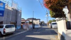 現地（2025年11月）撮影 前面道路：北側5.9ｍ 玄洋小学校：徒歩20分 玄洋中学校：徒歩6分