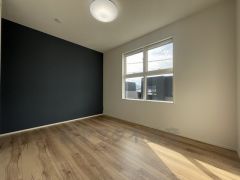 アクセントクロスがオシャレですね。インテリアでどんな部屋にするのか考えるのも楽しみです。
