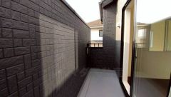 バルコニーと眺望。