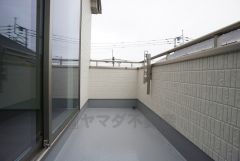 バルコニーからの眺望です。