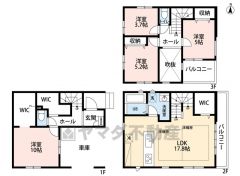4LDK　LDKは17.8帖の大空間＾＾4洋室