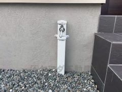敷地には外水栓を設けています。ガーデニング、泥遊びやペットの散歩の後にも便利です。洗車も楽に出来ますね＾＾