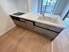 対面式キッチンなのでリビングにいるご家族とコミュニケーションを取りながら洗い物や、お料理が楽しめそうですね＾＾