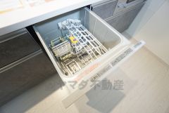 衛生面でも安心の食洗機付き。