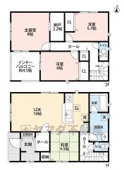4号棟：4LDK　S(ストレージルーム)付き