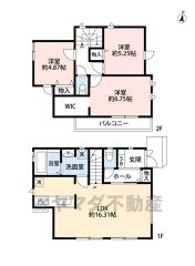 オールフローリング。全居室収納付き。南向きのバルコニー＾＾