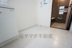洗濯機置き場。