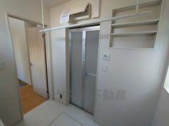 室内物干し付き