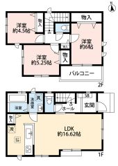 お掃除しやすいオールフローリング。南面バルコニー。 全居室収納付き＾＾キッチン横収納や廊下収納有＾＾
