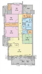 4LDK　3面バルコニー付き